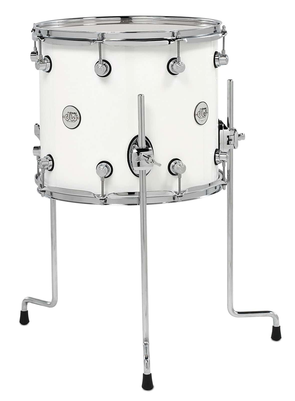 DW DRUM WORKSHOP TOM BASSE DESIGN 14X12 WHITE GLOSS