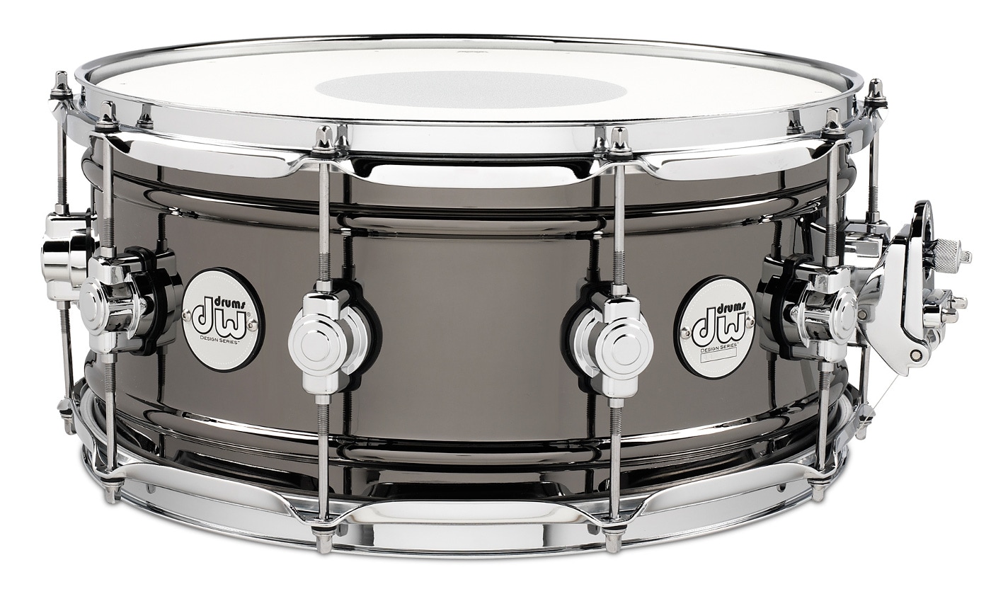 DW DRUM WORKSHOP DESIGN - LAITON BLACK BRASS 14X6.5