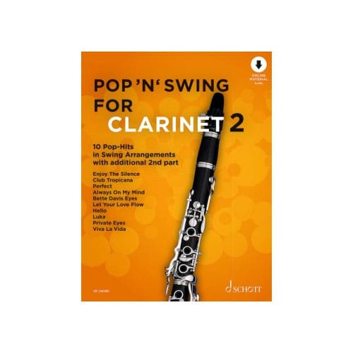 SCHOTT BYE UWE - POP'N' SWING FOR CLARINET