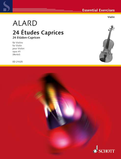 SCHOTT ALARD D.- 24 ETUDES CAPRICES OP. 41- VIOLON