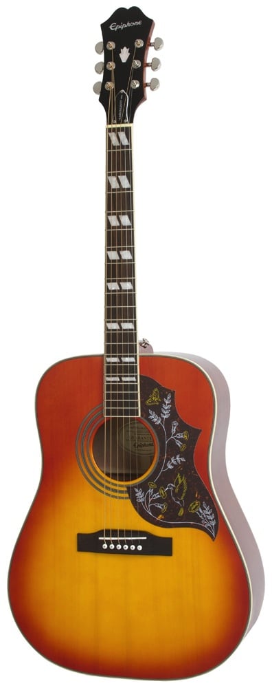 EPIPHONE HUMMINGBIRD STUDIO FADED CHERRY SUNBURST IBGCS