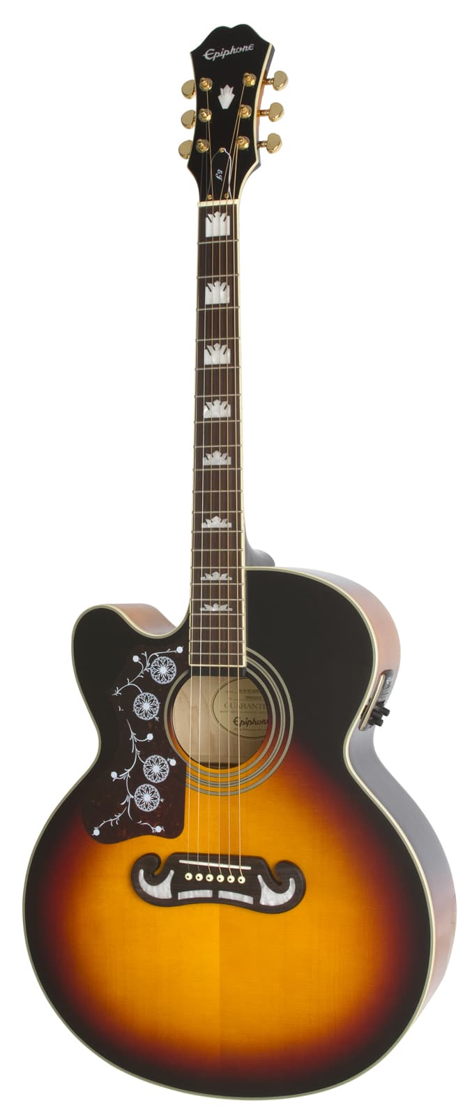 EPIPHONE J-200 EC STUDIO AE VINTAGE SUNBURST LH