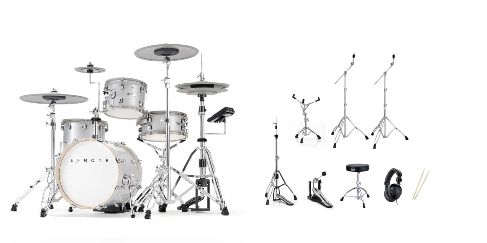 EFNOTE PACK EFD5 STANDARD SET (WHITE SPARKLE)