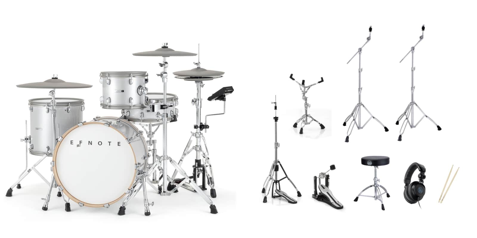 EFNOTE PACK EFD7 STANDARD SET (WHITE SPARKLE)