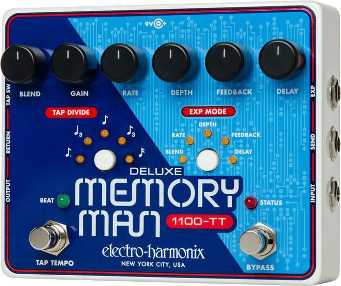 ELECTRO HARMONIX DELUXE MEMORY MAN 110 W/TT