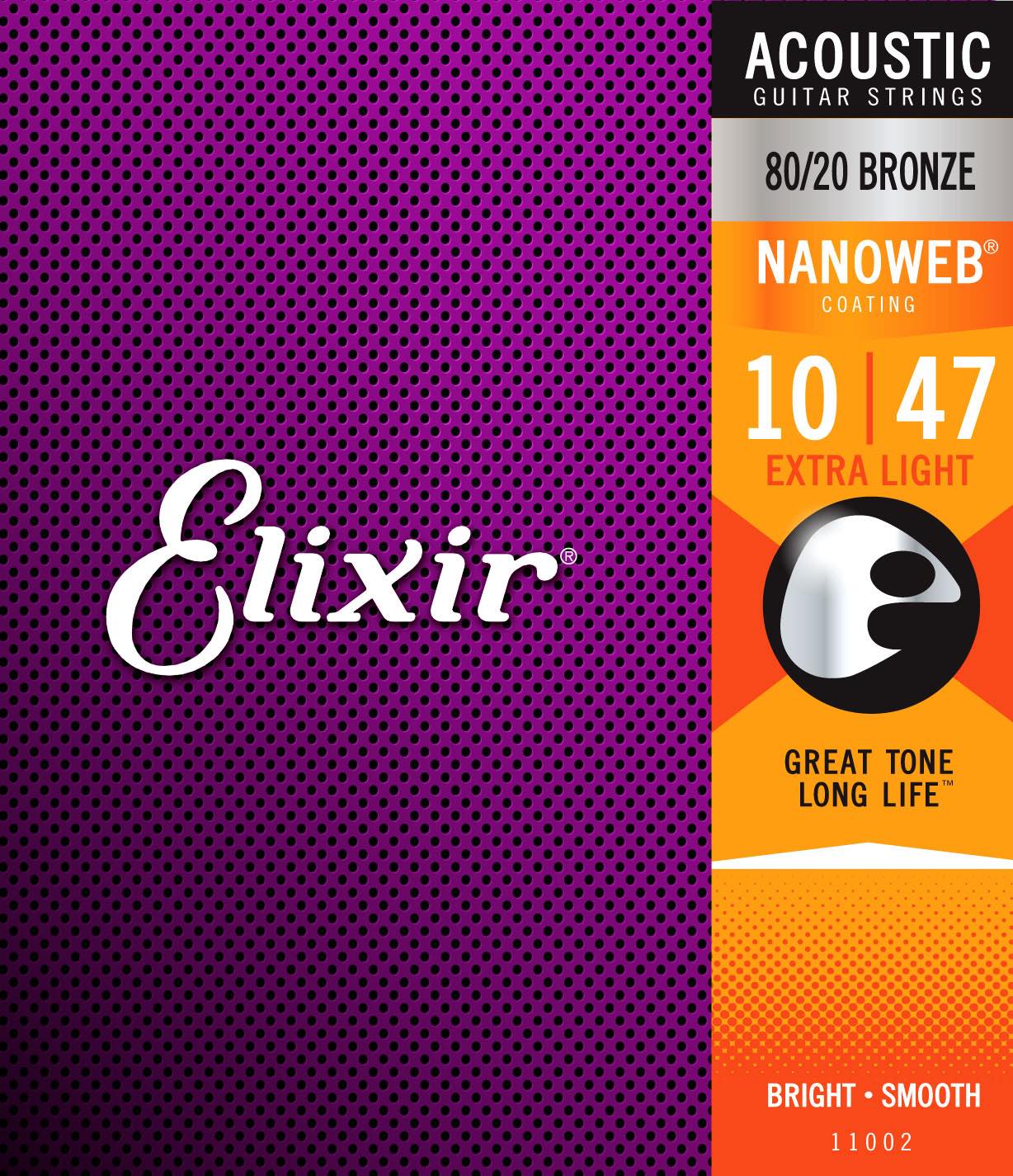 Elixir 11002 Nanoweb  Extra Light 10 47