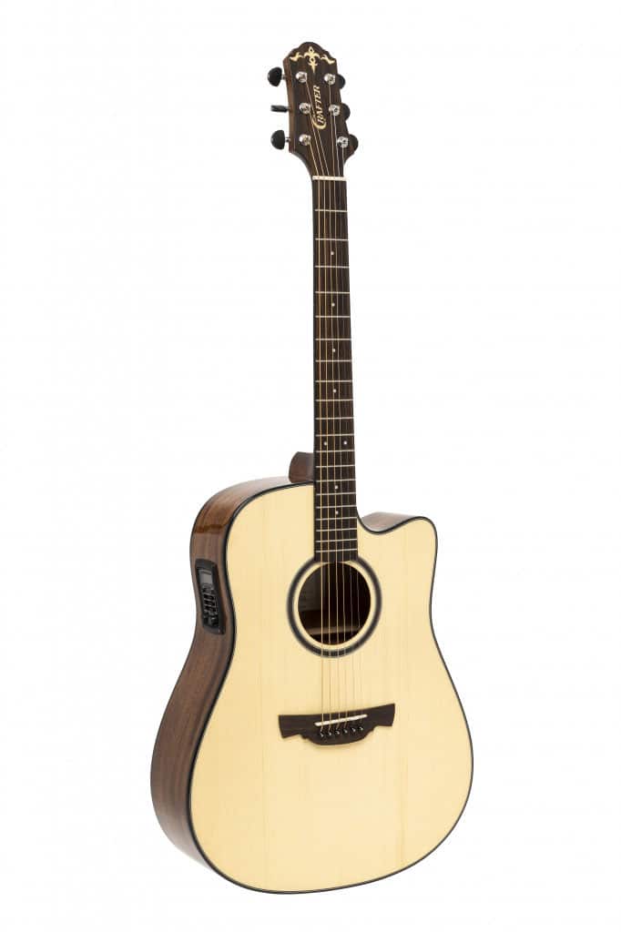 CRAFTER ABLE SÉRIE 600, GUITARE ÉLECTRO-ACOUSTIQUE DREADNOUGHT