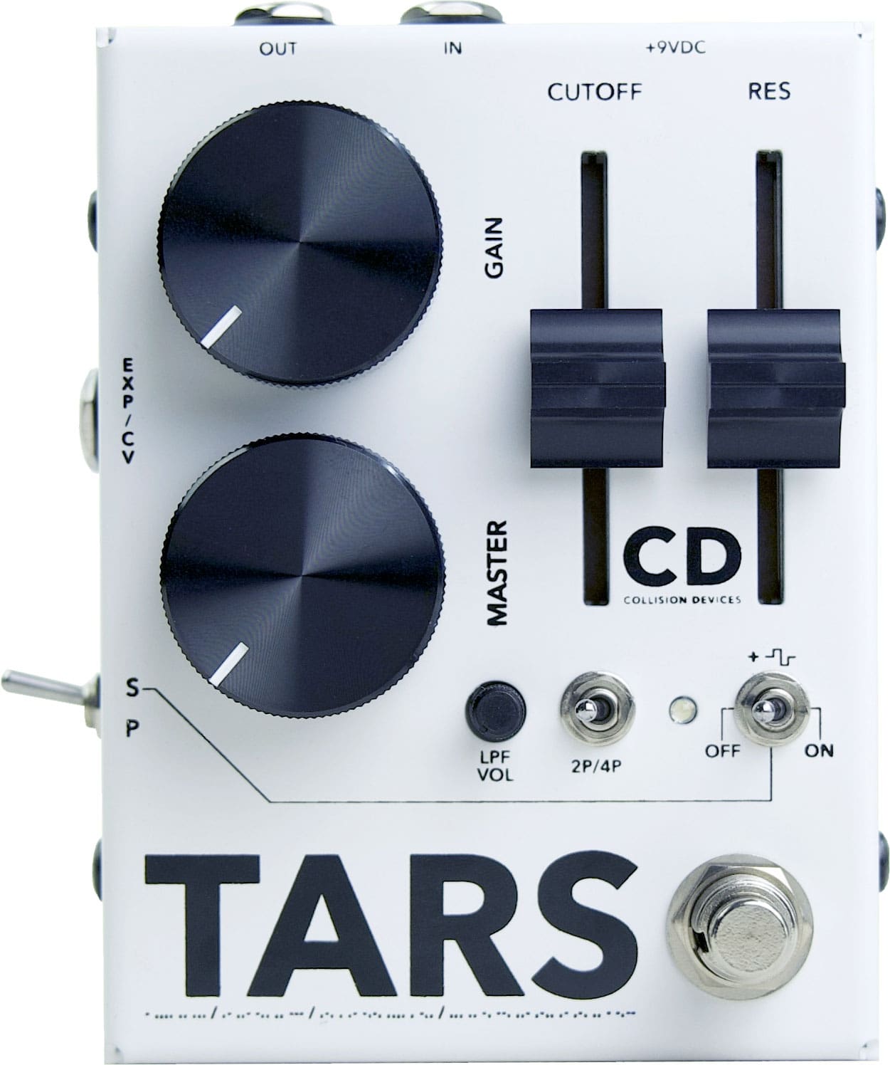 COLLISION DEVICES TARS BLACK ON WHITE