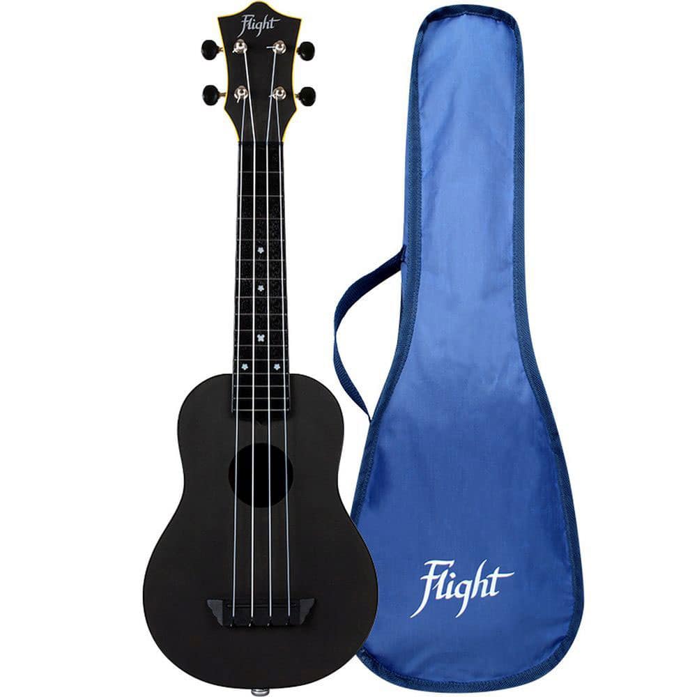 FLIGHT TUS35E TRAVEL ELECTRO UKULELE - BLACK