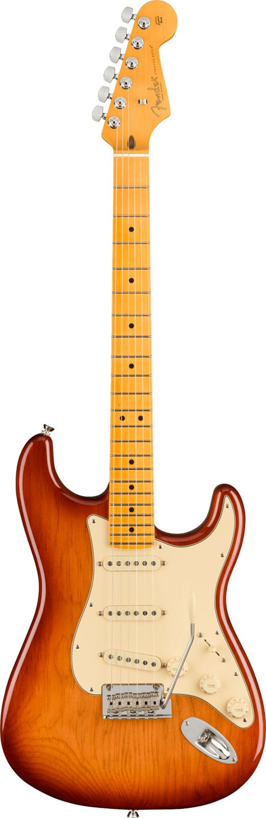 FENDER AMERICAN PROFESSIONAL II STRATOCASTER MN, SIENNA SUNBURST