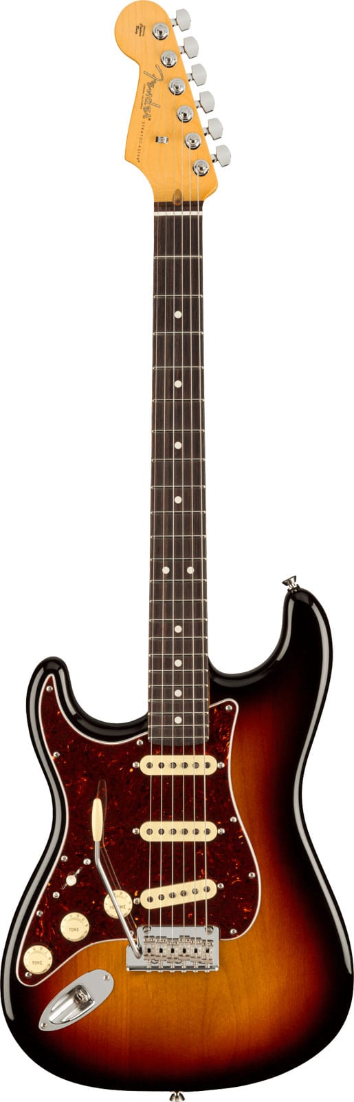 FENDER AMERICAN PROFESSIONAL II STRATOCASTER LH RW, 3-COLOR SUNBURST