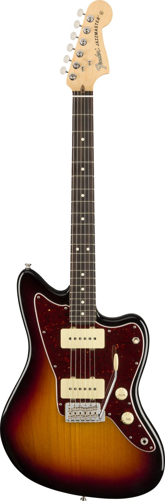 FENDER AMERICAN PERFORMER JAZZMASTER RW, 3-COLOR SUNBURST