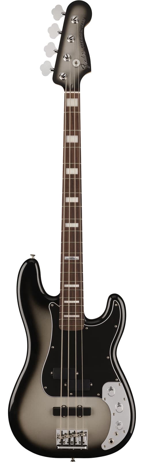 FENDER TROY SANDERS PRECISION BASS RW SILVERBURST