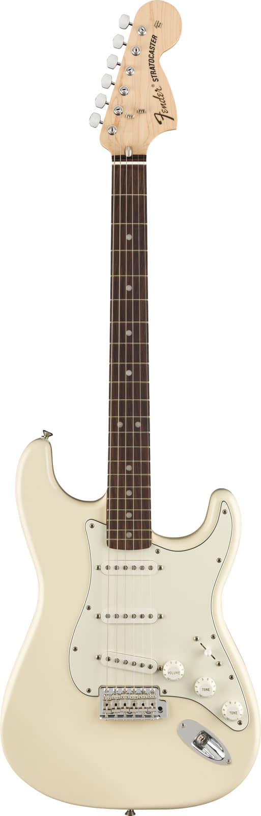 FENDER ALBERT HAMMOND JR. SIGNATURE STRATOCASTER RW, OLYMPIC WHITE