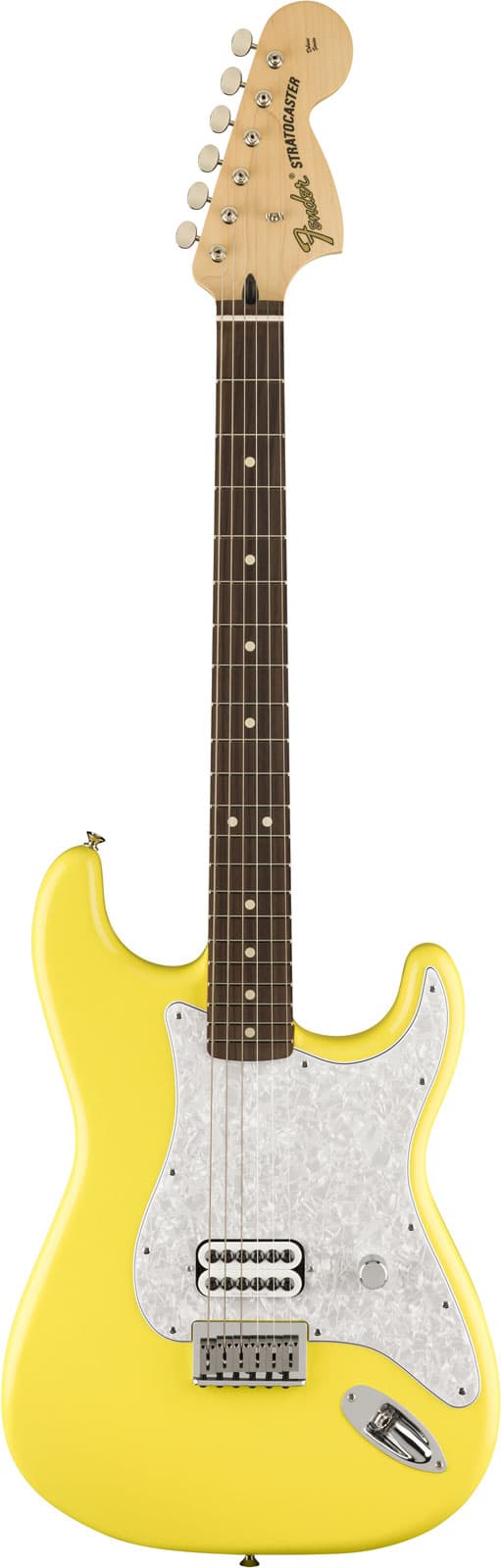 FENDER LTD TOM DELONGE STRATOCASTER RW GRAFFITI YELLOW