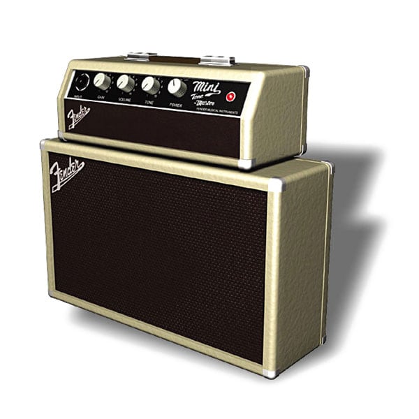 FENDER MINI TONEMASTER AMPLIFIER, TAN/BROWN