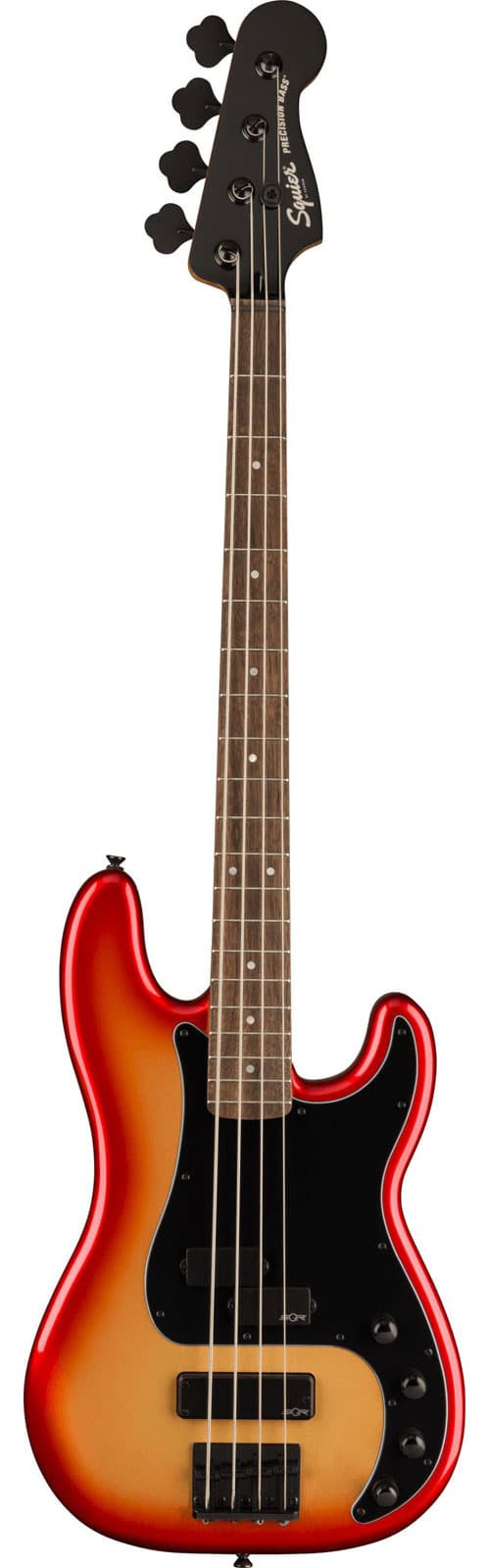 SQUIER PRECISION BASS PH ACTIVE CONTEMPORARY LRL SUNSET METALLIC