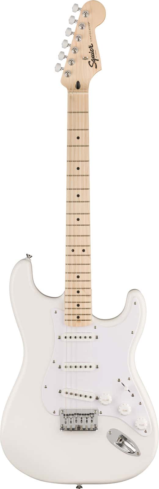 SQUIER STRATOCASTER HT SONIC MN ARCTIC WHITE