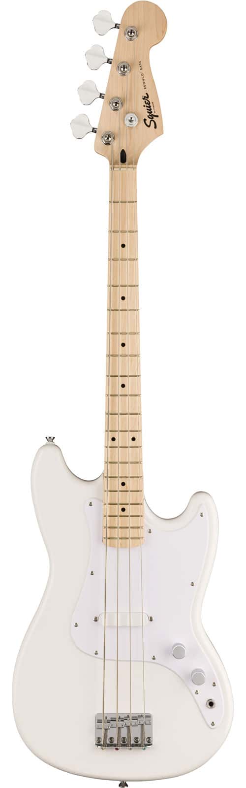 SQUIER BRONCO BASS SONIC MN ARCTIC WHITE