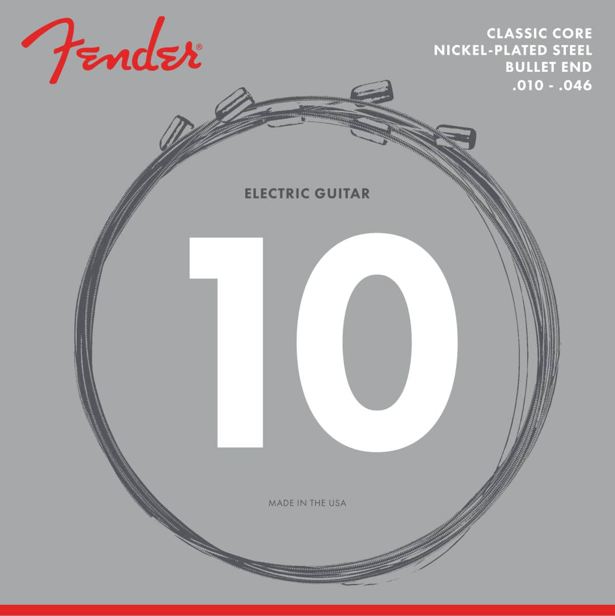 FENDER CLASSIC CORE NICKEL-PLATED STEEL 10-46