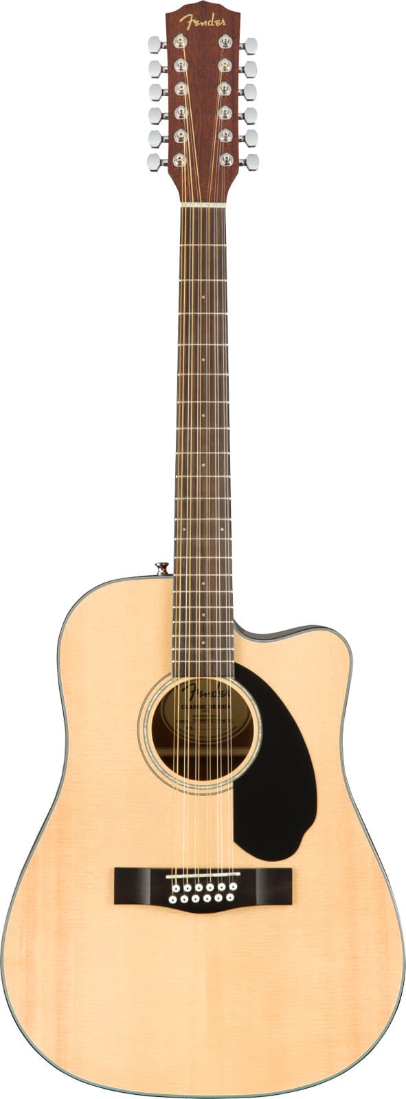 FENDER CD-60SCE DREADNOUGHT 12-STRING WLNT, NATURAL