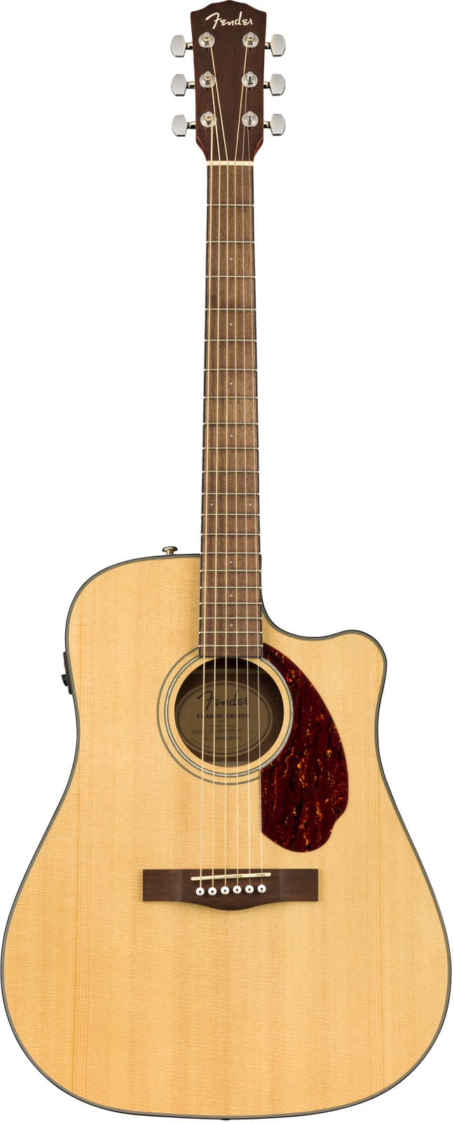 FENDER CD-140SCE DREADNOUGHT WLNT, NATURAL W-CASE