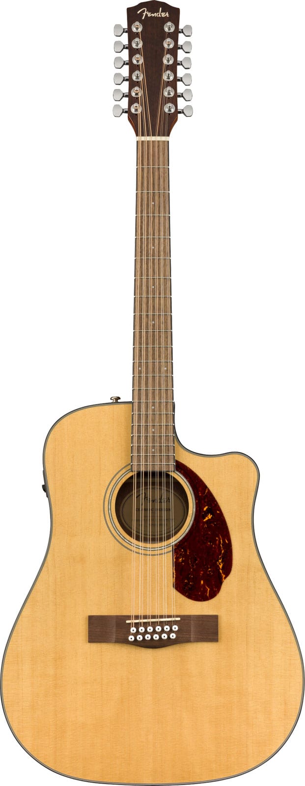 FENDER CD-140SCE 12-STRING WLNT, NATURAL W-CASE