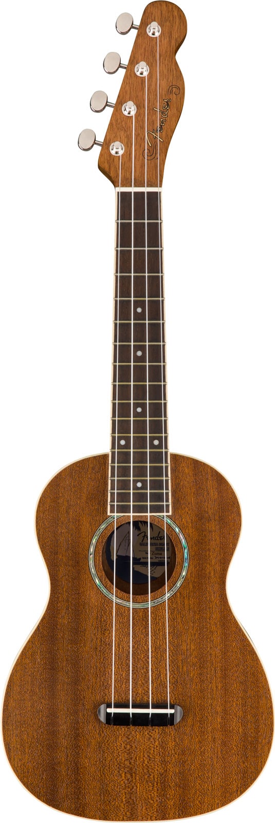 FENDER ZUMA CONCERT UKULELE WLNT, NATURAL