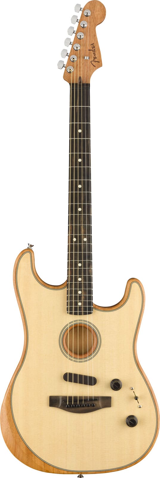 FENDER AMERICAN ACOUSTASONIC STRAT EBO, NATURAL