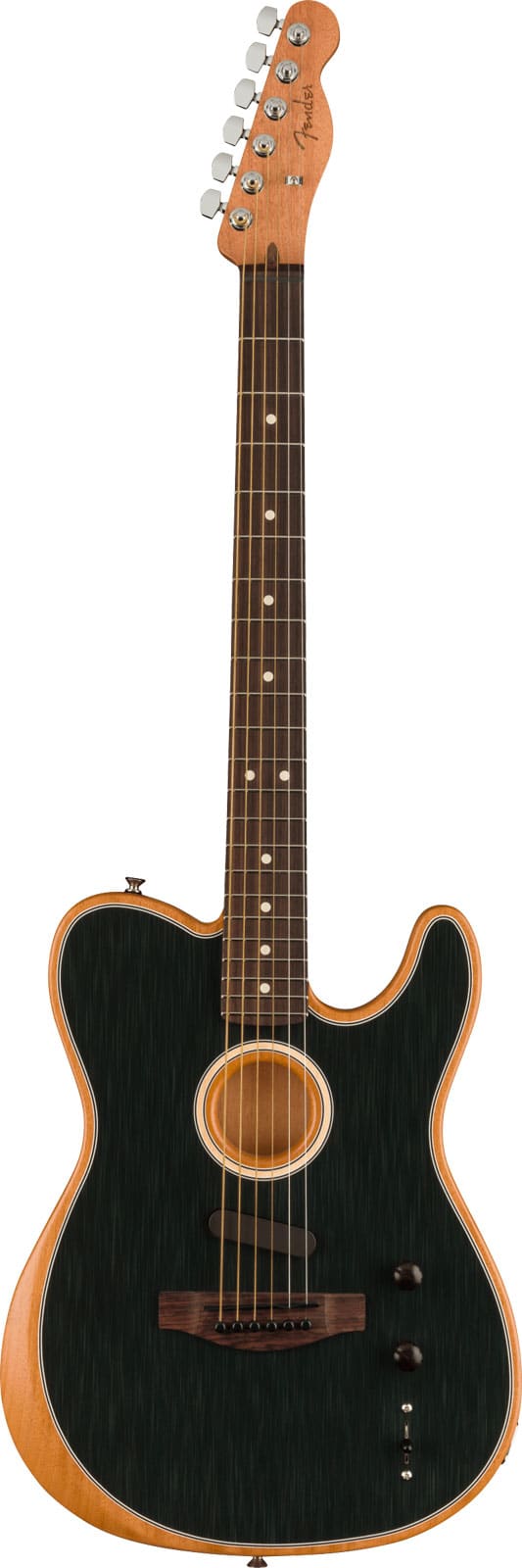 FENDER PLAYER ACOUSTASONIC TELECASTER RW BRUSHED BLACK