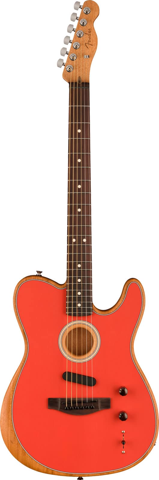 FENDER ACOUSTASONIC PLAYER TELECASTER RW FIESTA RED