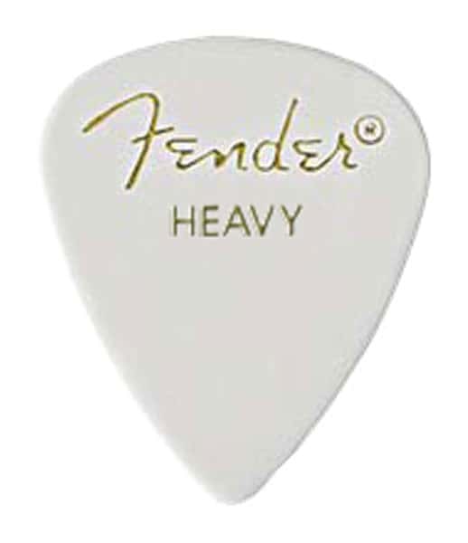 FENDER 351 SHAPE CLASSIC, HEAVY, WHITE LA PIECE