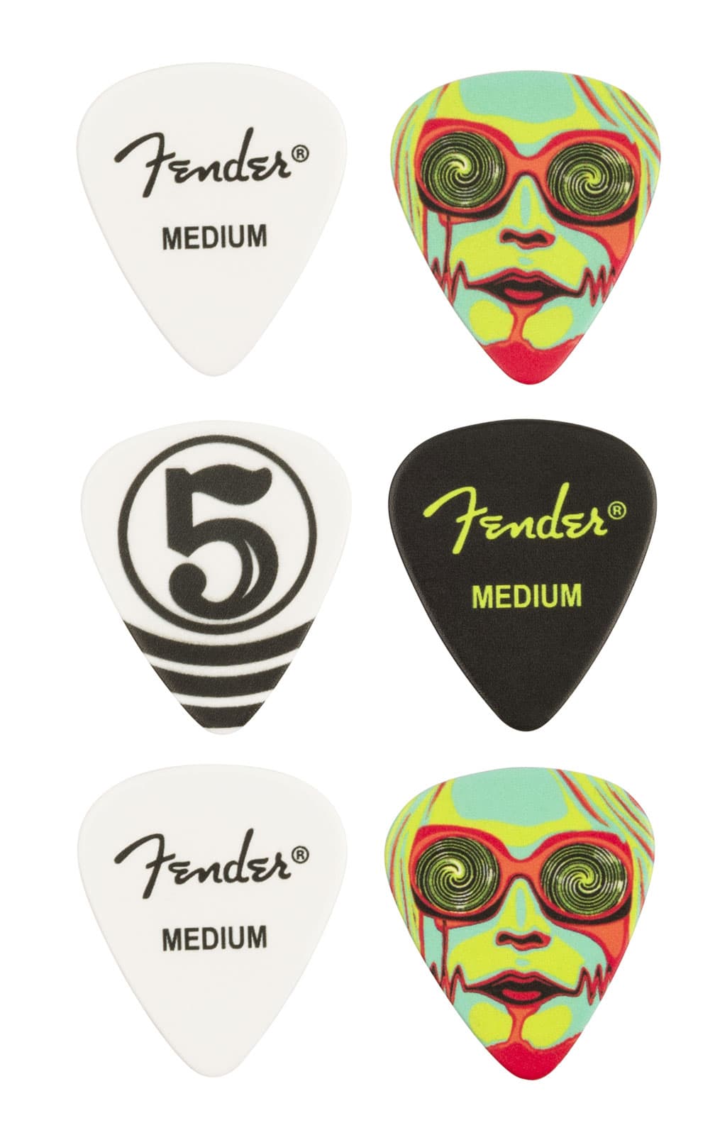 FENDER JOHN 5 351 CELLULOID PICKS (6)