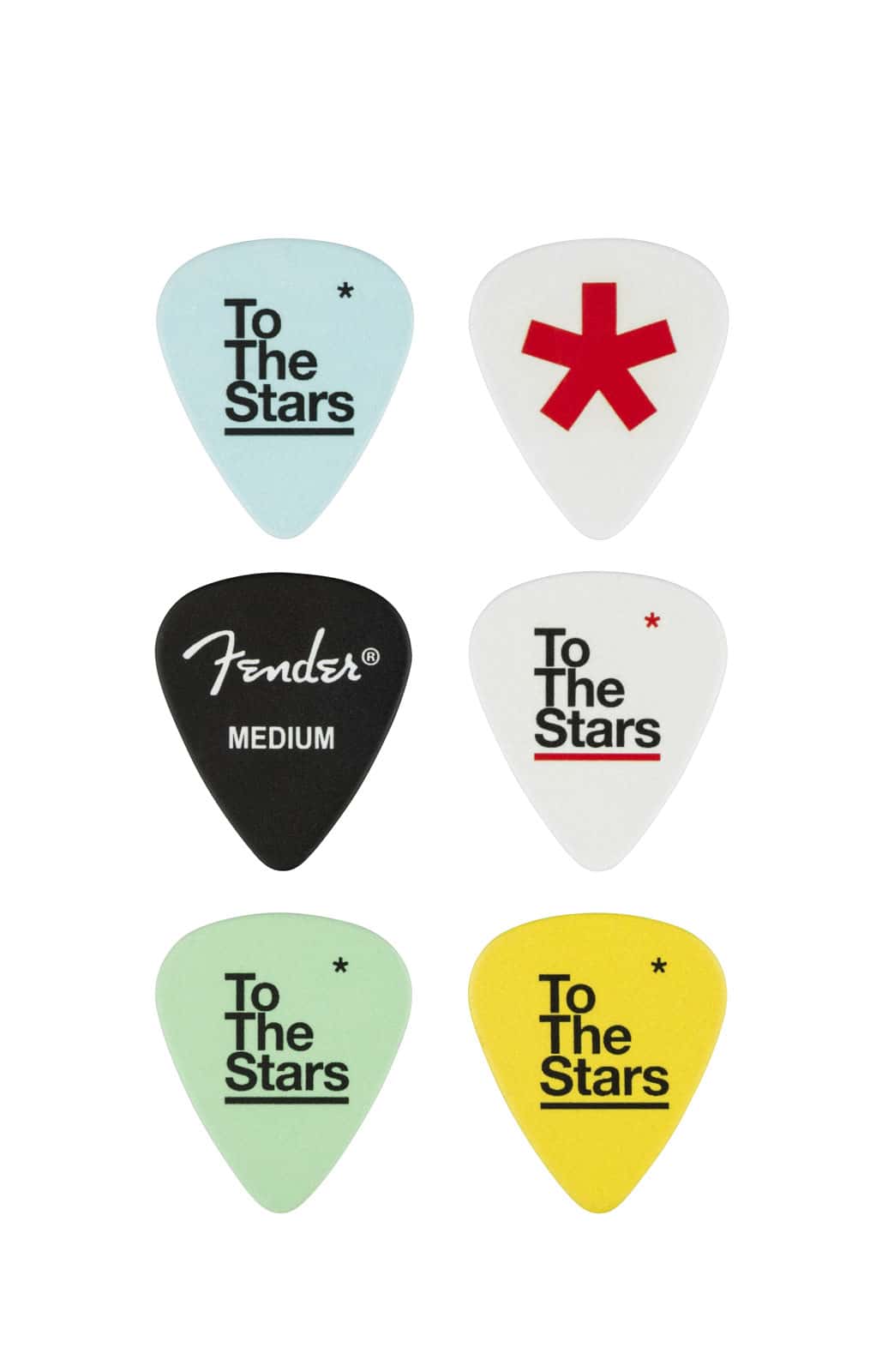 FENDER TOM DELONGE 351 CELLULOID PICKS (6)