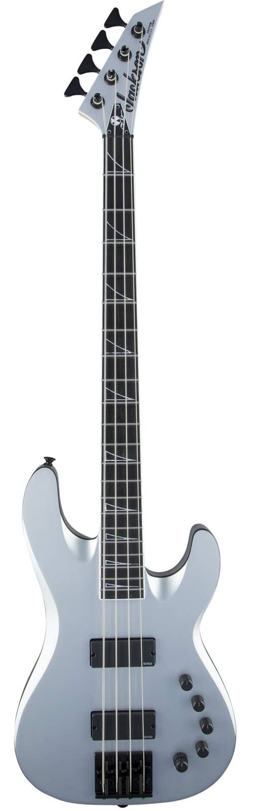 JACKSON GUITARS USA SIGNATURE DAVID ELLEFSON CONCERT BASS CB IV EBO, SATIN SILVER