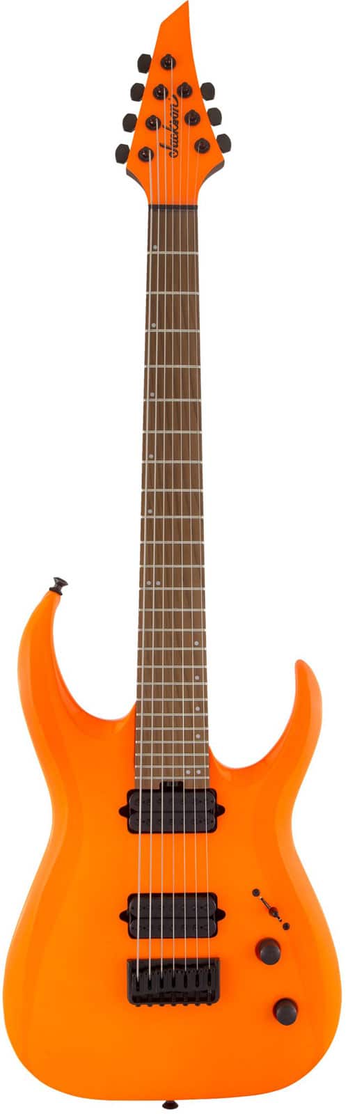 JACKSON GUITARS PRO SIGNATURE MISHA MANSOOR JUGGERNAUT HT7 MN, NEON ORANGE