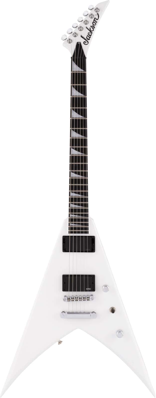 JACKSON GUITARS PRO KING V KVTMG EBO, SNOW WHITE