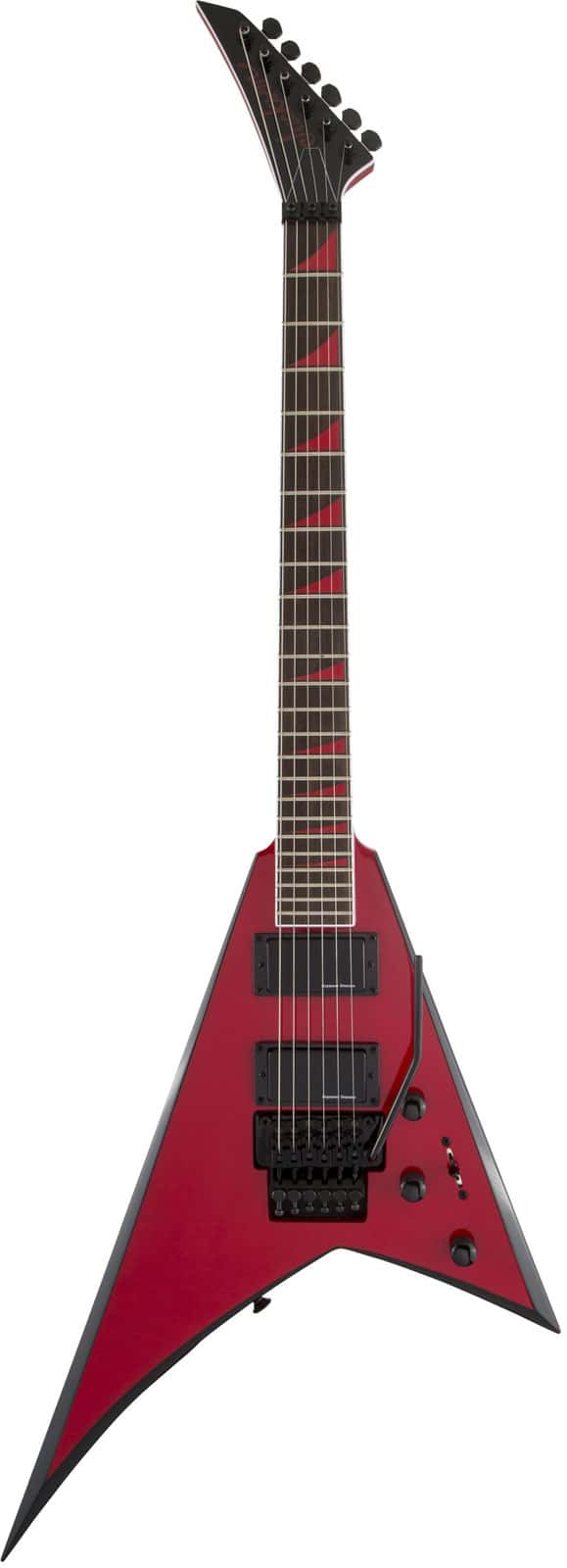 JACKSON GUITARS X RHOADS RRX24 LRL, RED WITH BLACK BEVELS