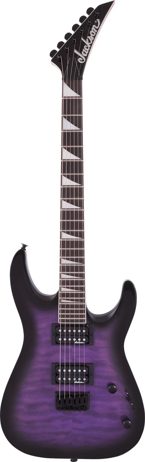 JACKSON GUITARS JS DINKY ARCH TOP JS32Q DKA HT, AMARANTH FINGERBOARD, TRANSPARENT PURPLE BURST