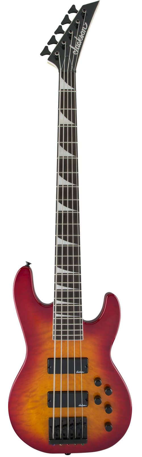 JACKSON GUITARS JS CONCERT BASS JS3VQ, AMARANTH FINGERBOARD, CHERRY BURST