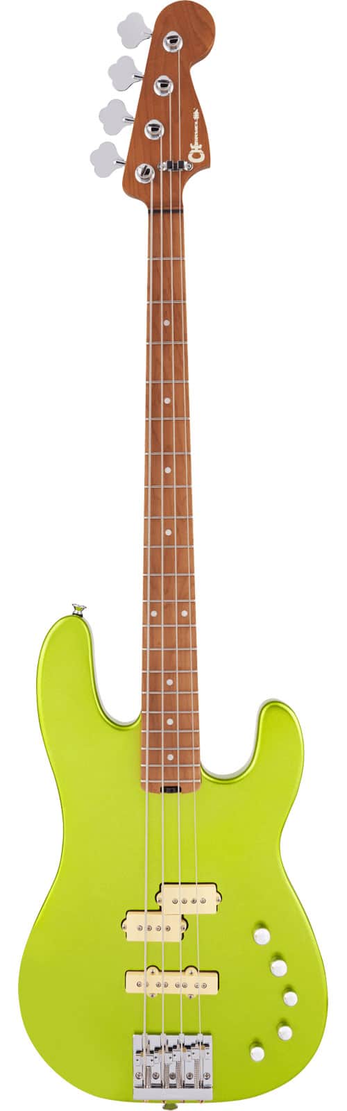 CHARVEL PRO-MOD SAN DIMAS BASS PJ IV MN, LIME GREEN METALLIC