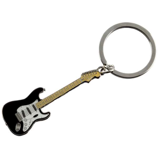 FENDER FENDER STRATOCASTER KEYCHAIN, BLACK