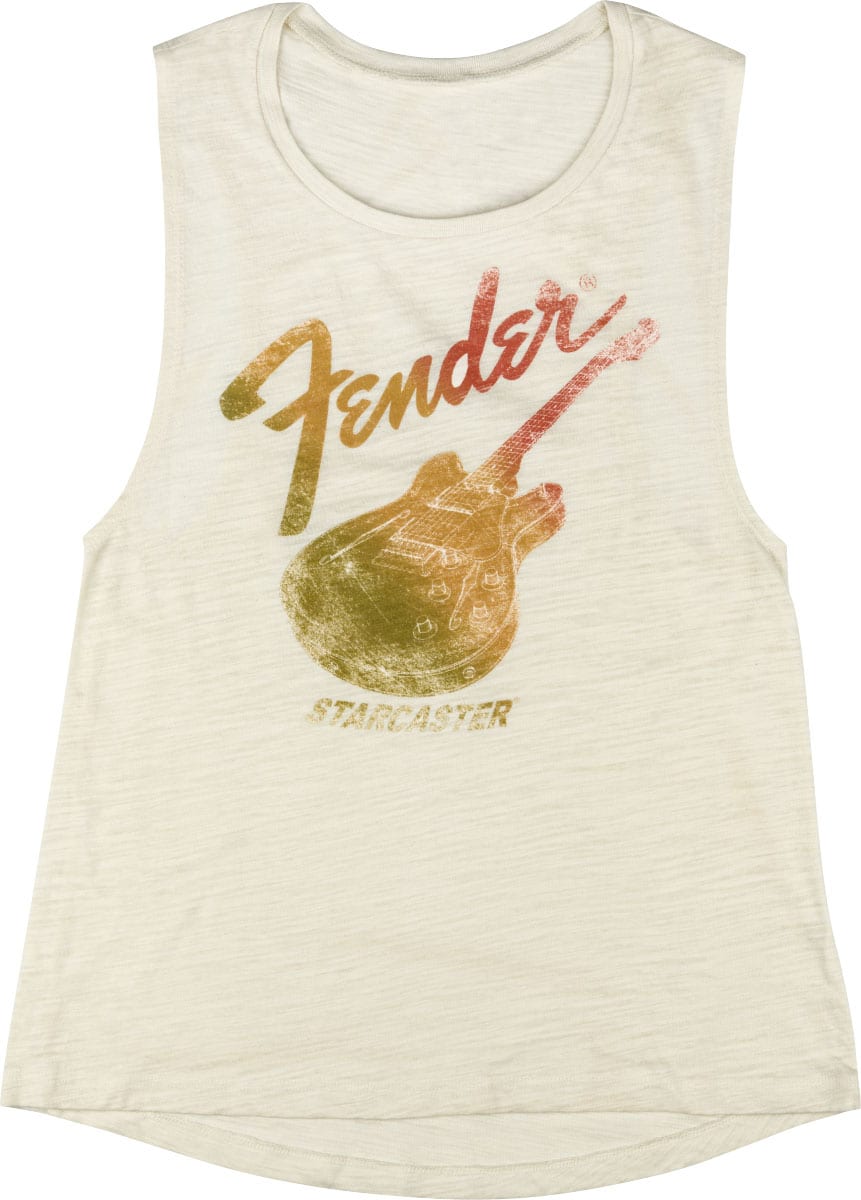 FENDER STARCASTER WOMEN TANK, NATURAL XL