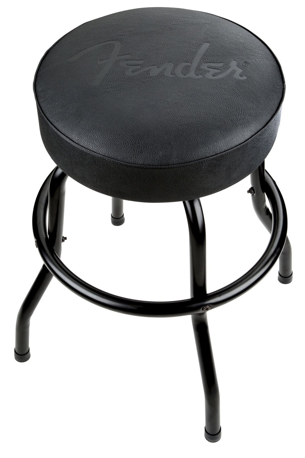 FENDER EMBOSSED BLACK LOGO BARSTOOL BLACK-BLACK 24