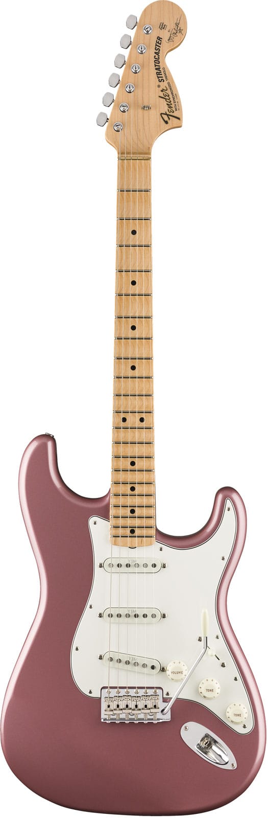 FENDER CUSTOM SHOP ARTIST 2023 YNGWIE MALMSTEEN SIGNATURE STRATOCASTER BURGUNDY MIST METALLIC