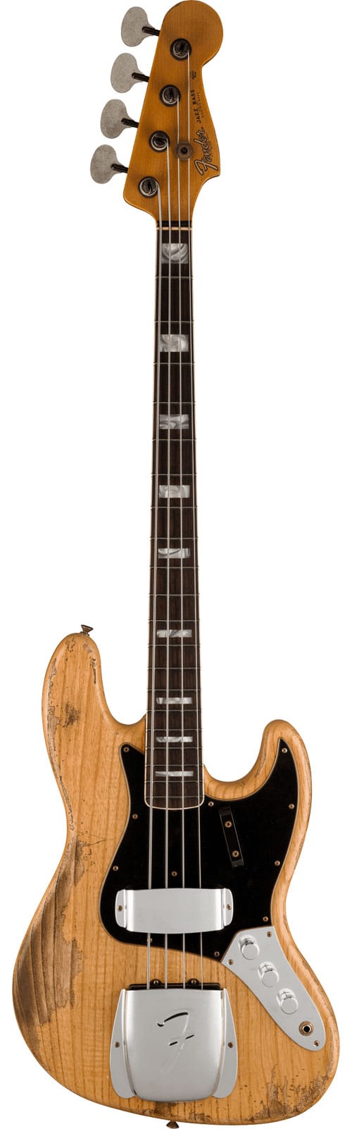 FENDER CUSTOM SHOP LTD CUSTOM JAZZ BASS HEAVY RELIC ROUND-LAM RW AGED NATURAL