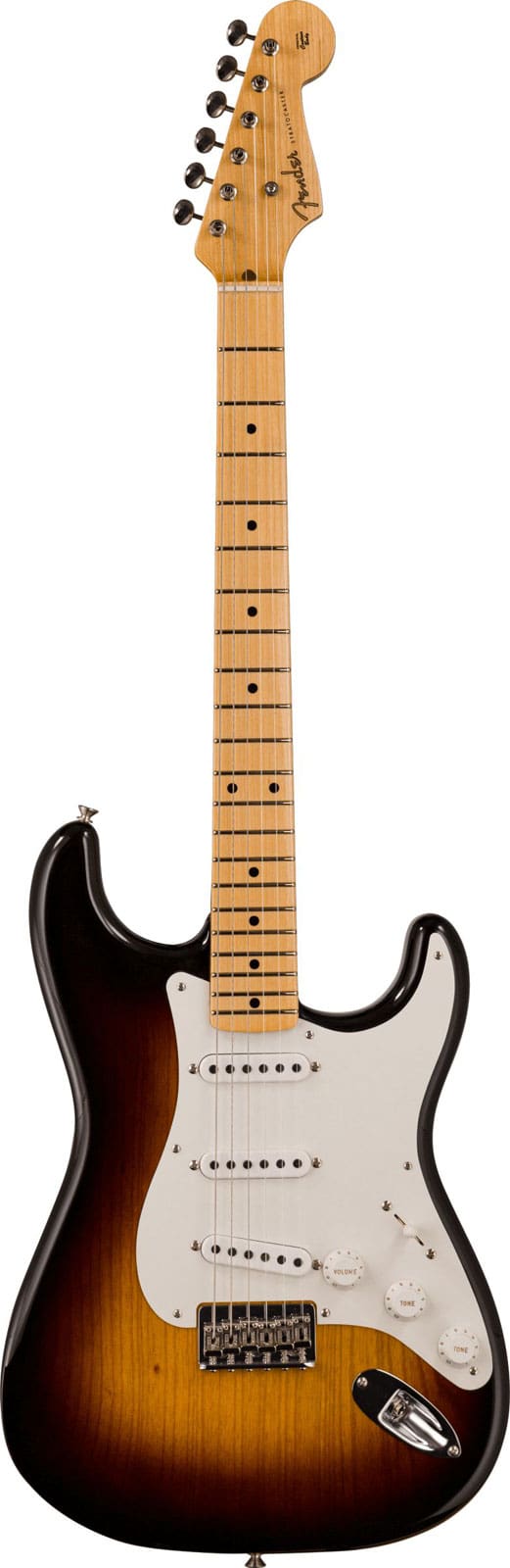 FENDER CUSTOM SHOP VINTAGE CUSTOM 2023 VINTAGE CUSTOM '55 HARDTAIL STRAT WIDE-FADE 2-COLOR SUNBURST