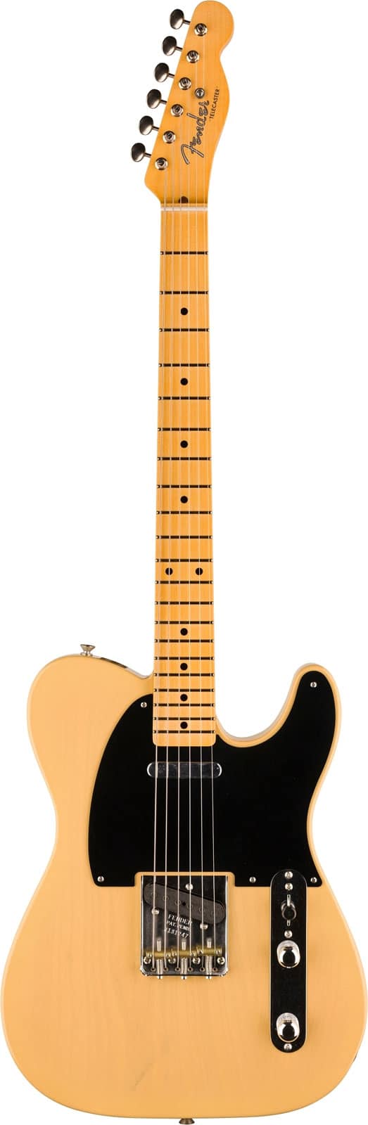 FENDER CUSTOM SHOP TELECASTER CUSTOM TIME MACHINE '54 - DLX CLOSET CLASSIC, FADED NOCASTER BLONDE