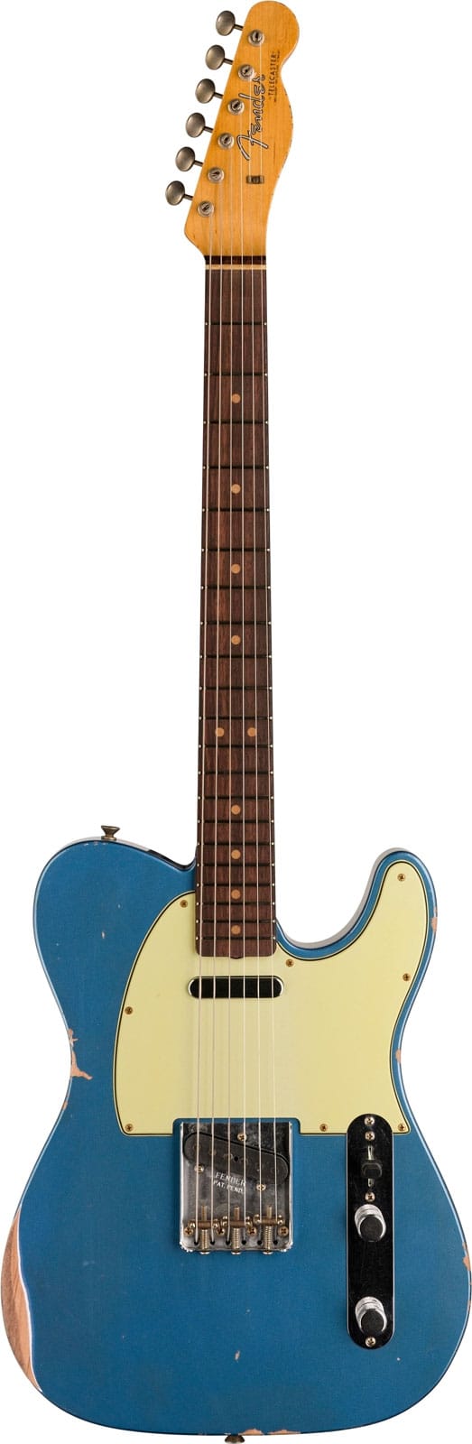 FENDER CUSTOM SHOP TELECASTER CUSTOM TIME MACHINE '63 - RELIC, AGED LAKE PLACID BLUE