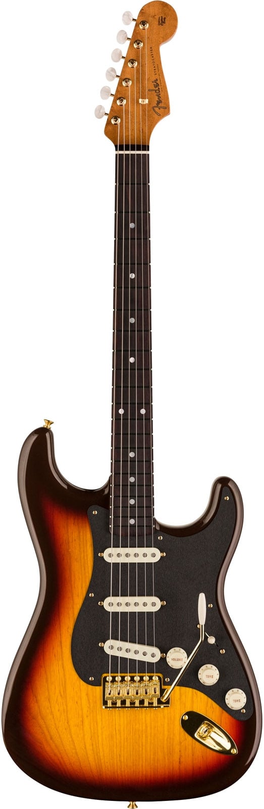 FENDER CUSTOM SHOP STRATOCASTER AMERICAN CUSTOM RW - NOS, CHOCOLATE 3-COLOR SUNBURST